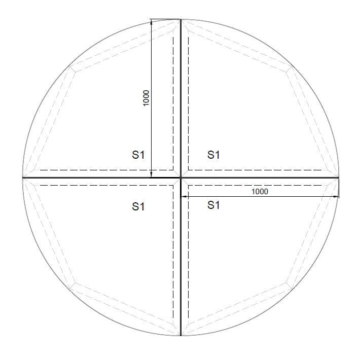 Scène ronde Ø 2 m