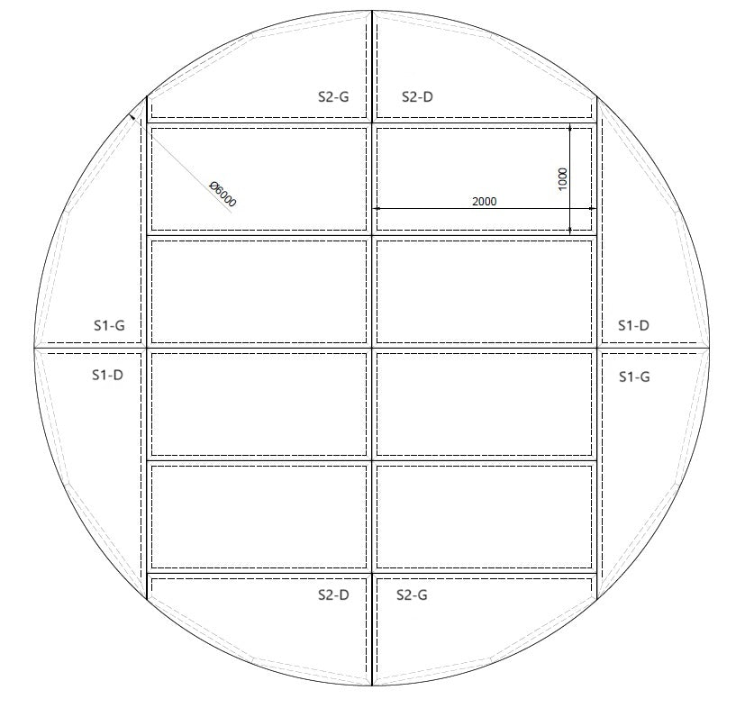 Scène ronde Ø 6 m