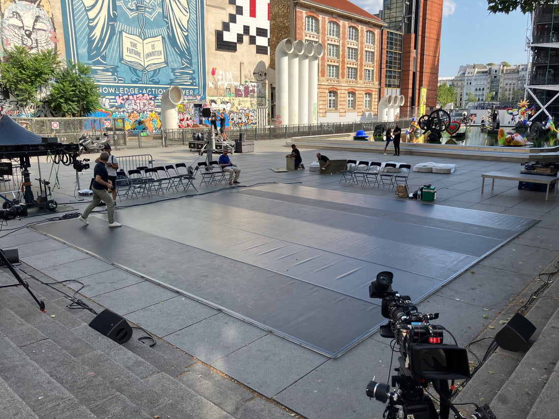 PARQUET DE DANSE - TOURNAGE